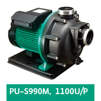 윌로펌프 PU-S990M 해수용 자흡 펌프 단상220V 40A 농업용 임펠러스텐